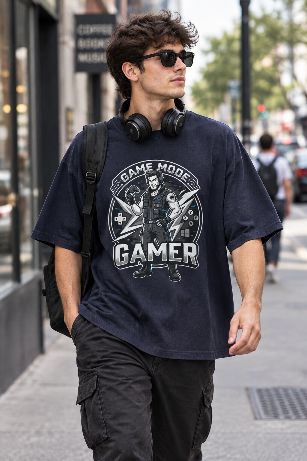 Game Mode Gamer T-Shirt — Retro Arcade Gamer Graphic Tee
