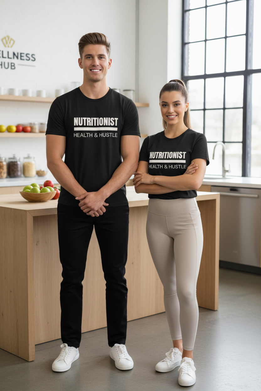 Nutritionist Health & Hustle Tee