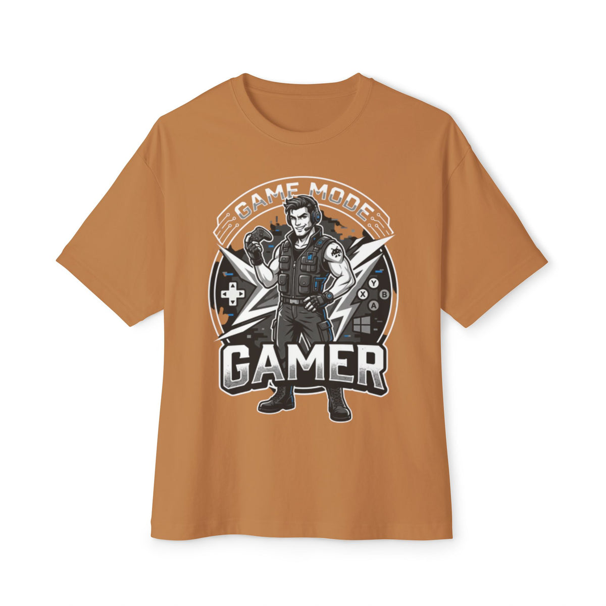 Game Mode Gamer T-Shirt — Retro Arcade Gamer Graphic Tee
