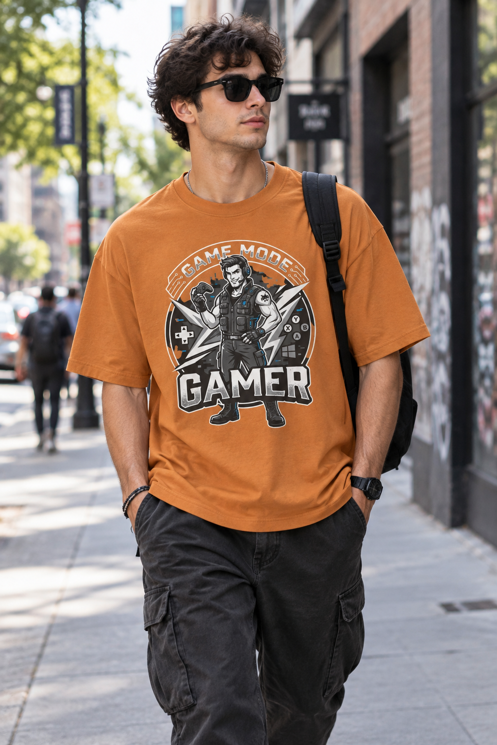 Game Mode Gamer T-Shirt — Retro Arcade Gamer Graphic Tee
