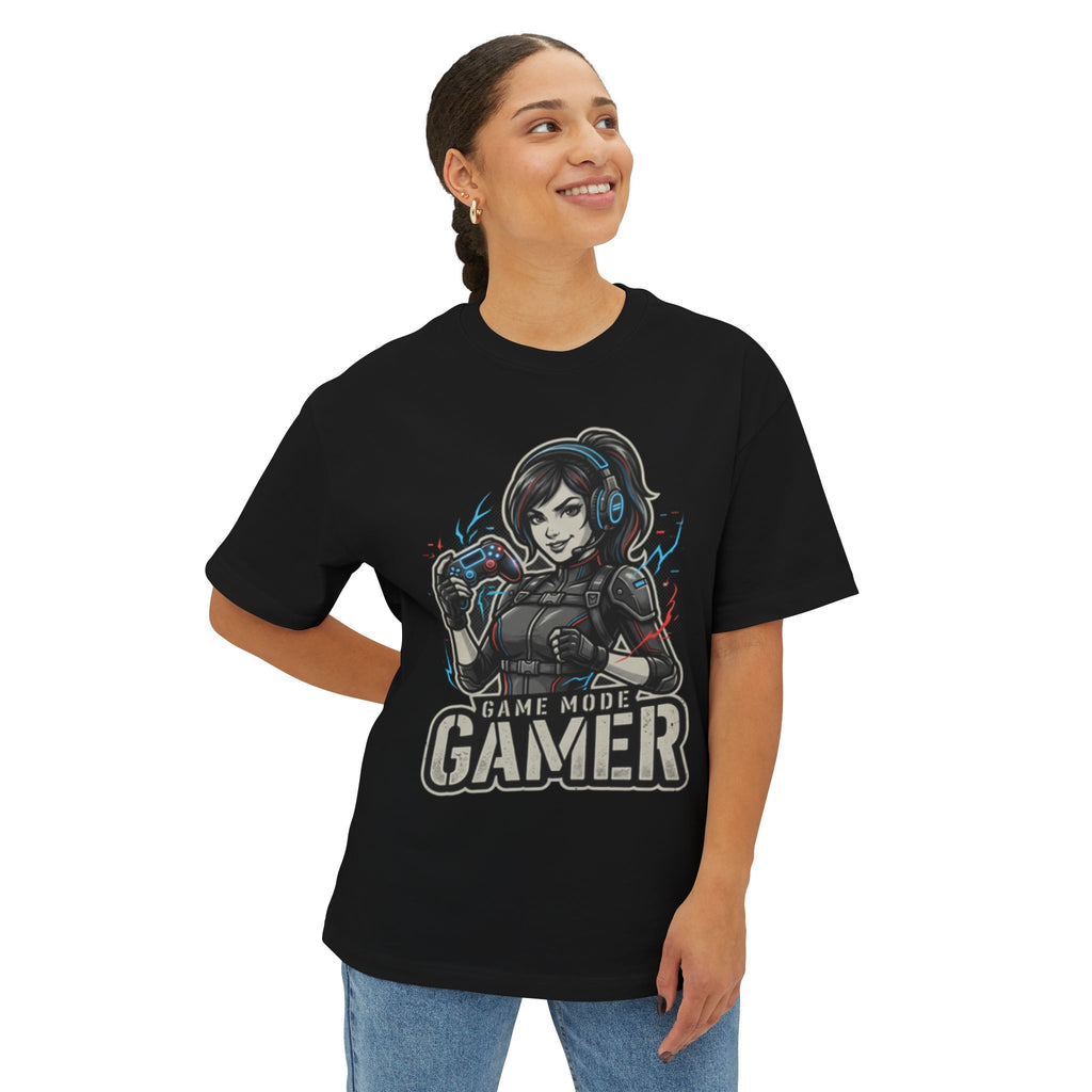 Gamer Tee — "Game Mode" Female Gamer Graphic T-Shirt