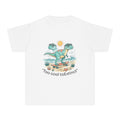 Youth Tee – "Too Cool to Extinct" Dino Graphic