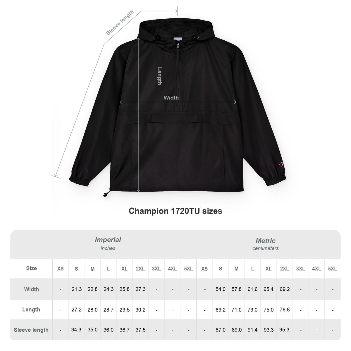 Packable Anorak Jacket — Lightweight Hooded Windbreaker