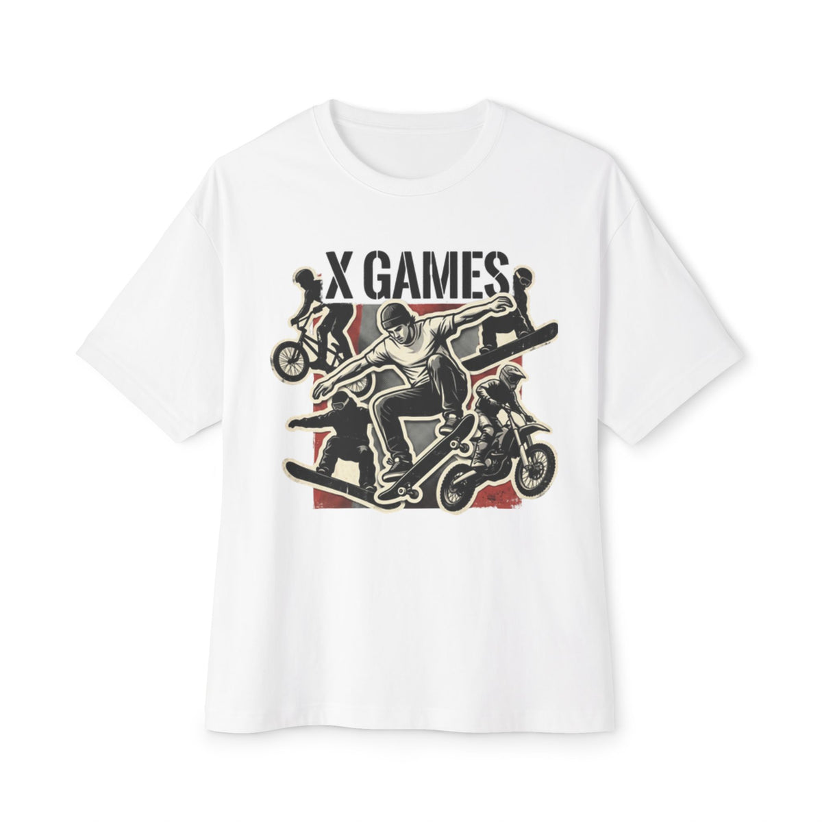 X Games Skate & Moto Tee — Retro Action Sports Graphic T-Shirt