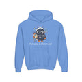 Kids Space Penguin Hoodie — Cute Astronaut Penguin with Rocket Graphic