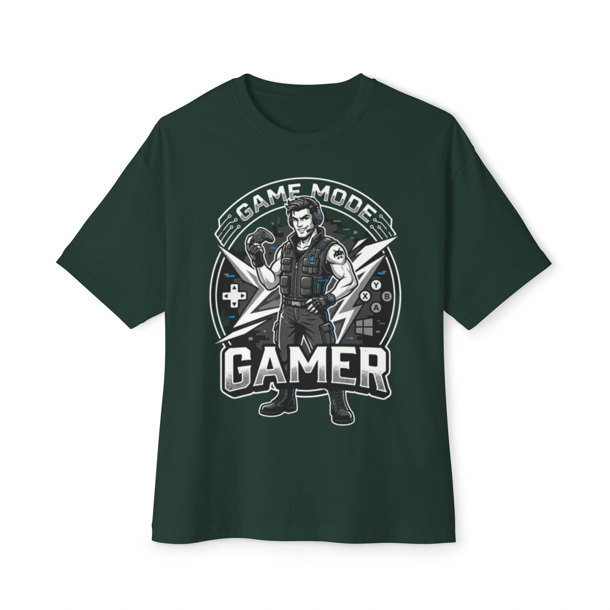 Game Mode Gamer T-Shirt — Retro Arcade Gamer Graphic Tee