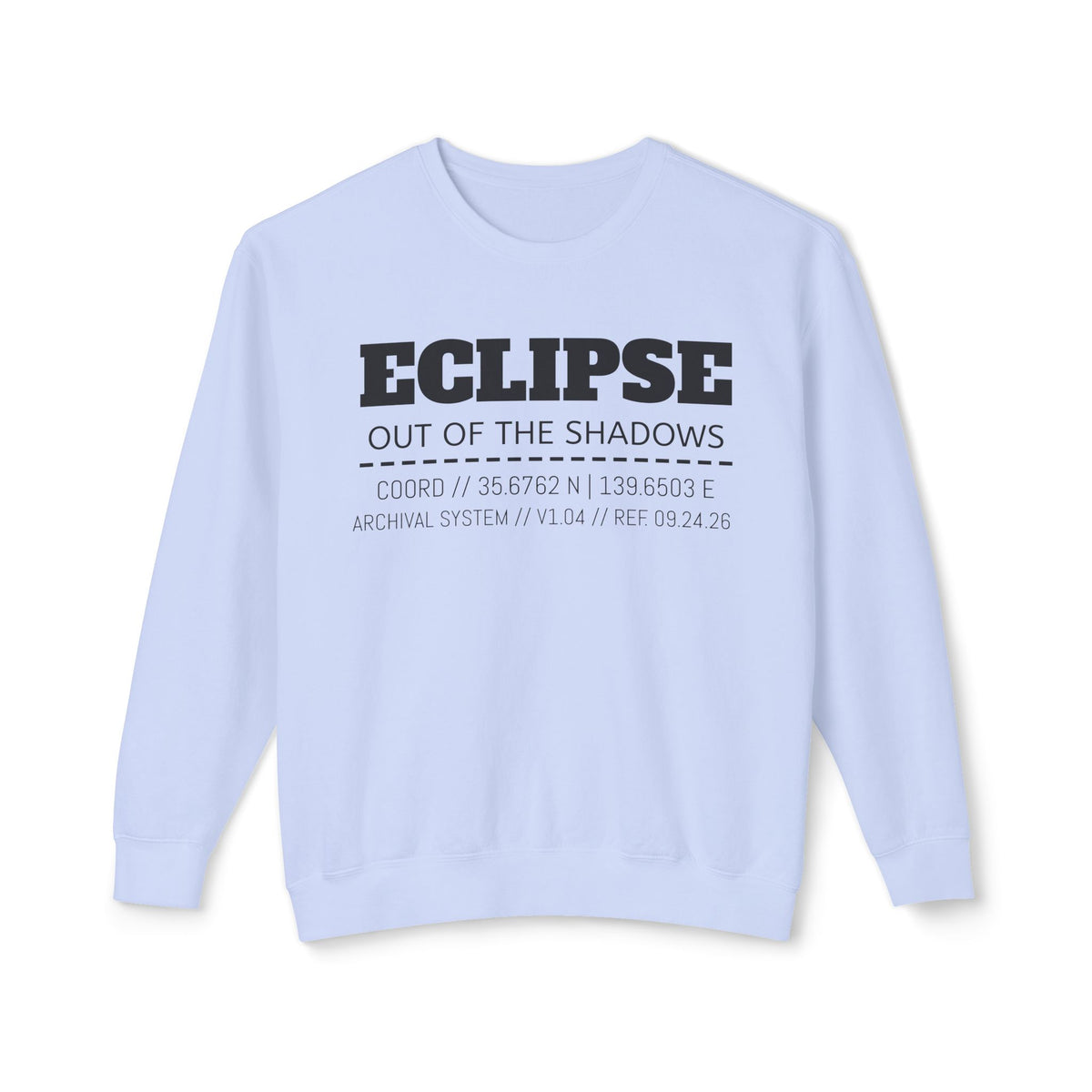 Eclipse 'Out of the Shadows' Crewneck Sweatshirt