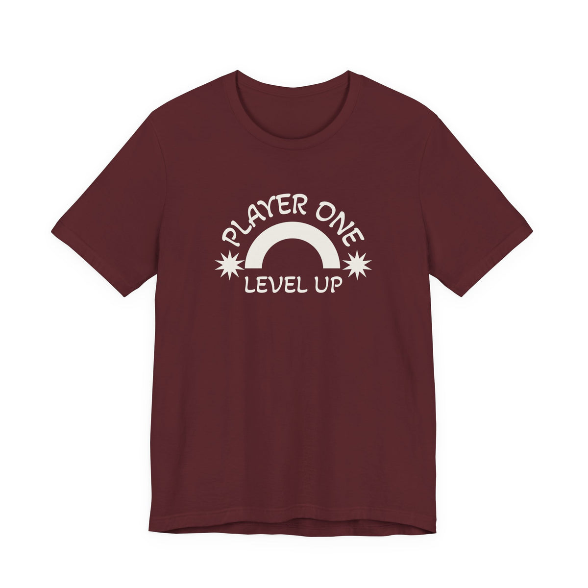 Player One Level Up T-Shirt — Retro Rainbow Gamer Tee