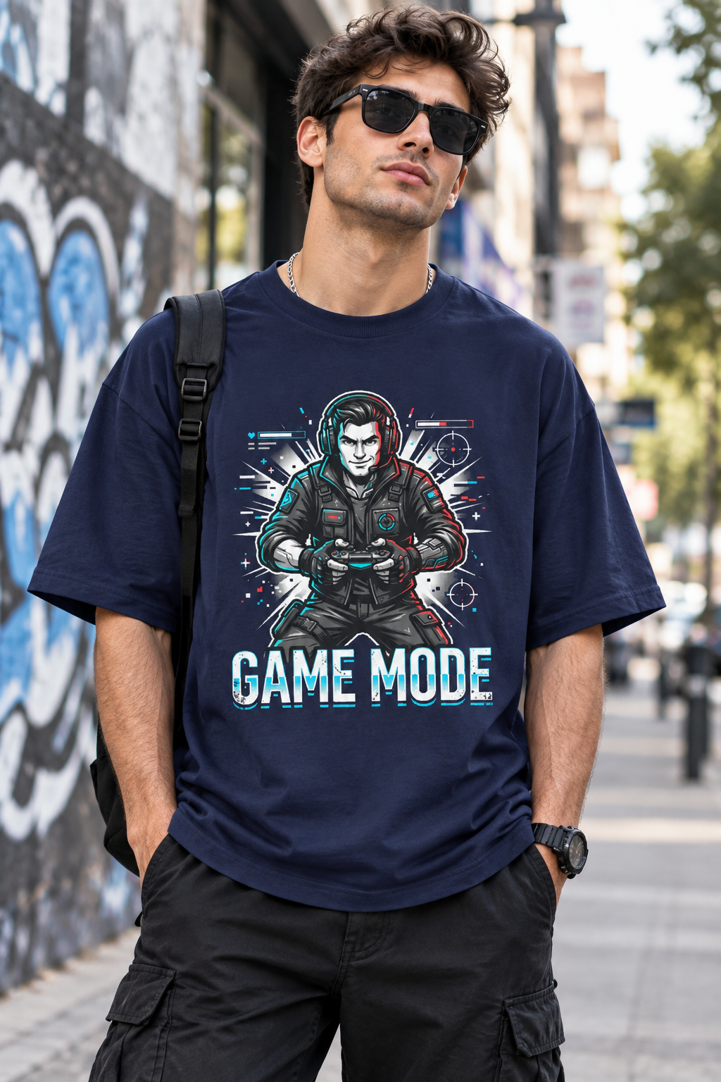 Game Mode Gamer Tee — Retro Controller Player Graphic T-Shirt