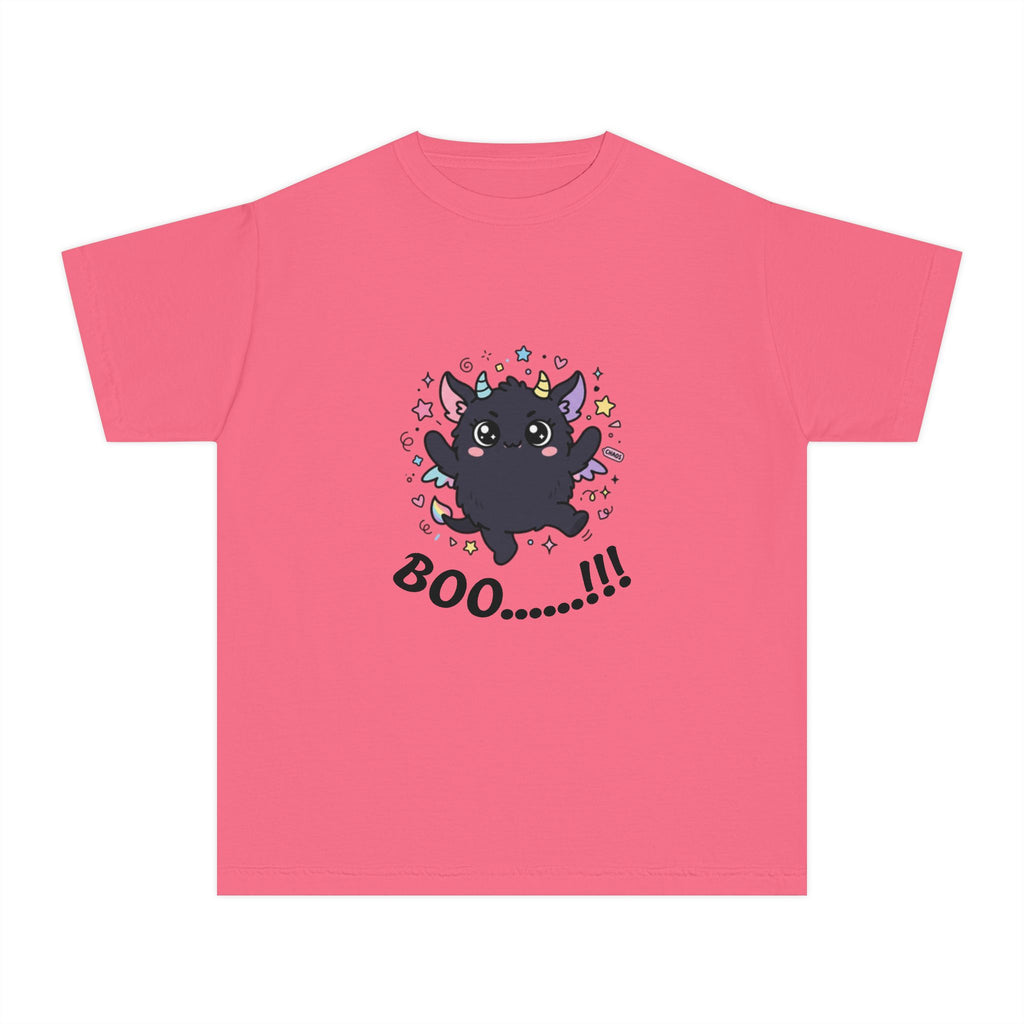Kids' Magical Black Cat Tee — Cute Kawaii Kitty with Stars & Sparkles
