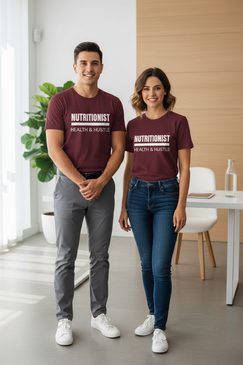 Nutritionist Health & Hustle Tee