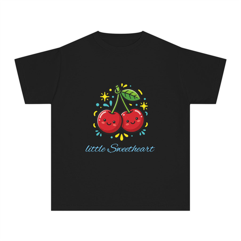 Kids Cherry Smile Tee — Cute Kawaii Fruit Graphic T-Shirt for Children