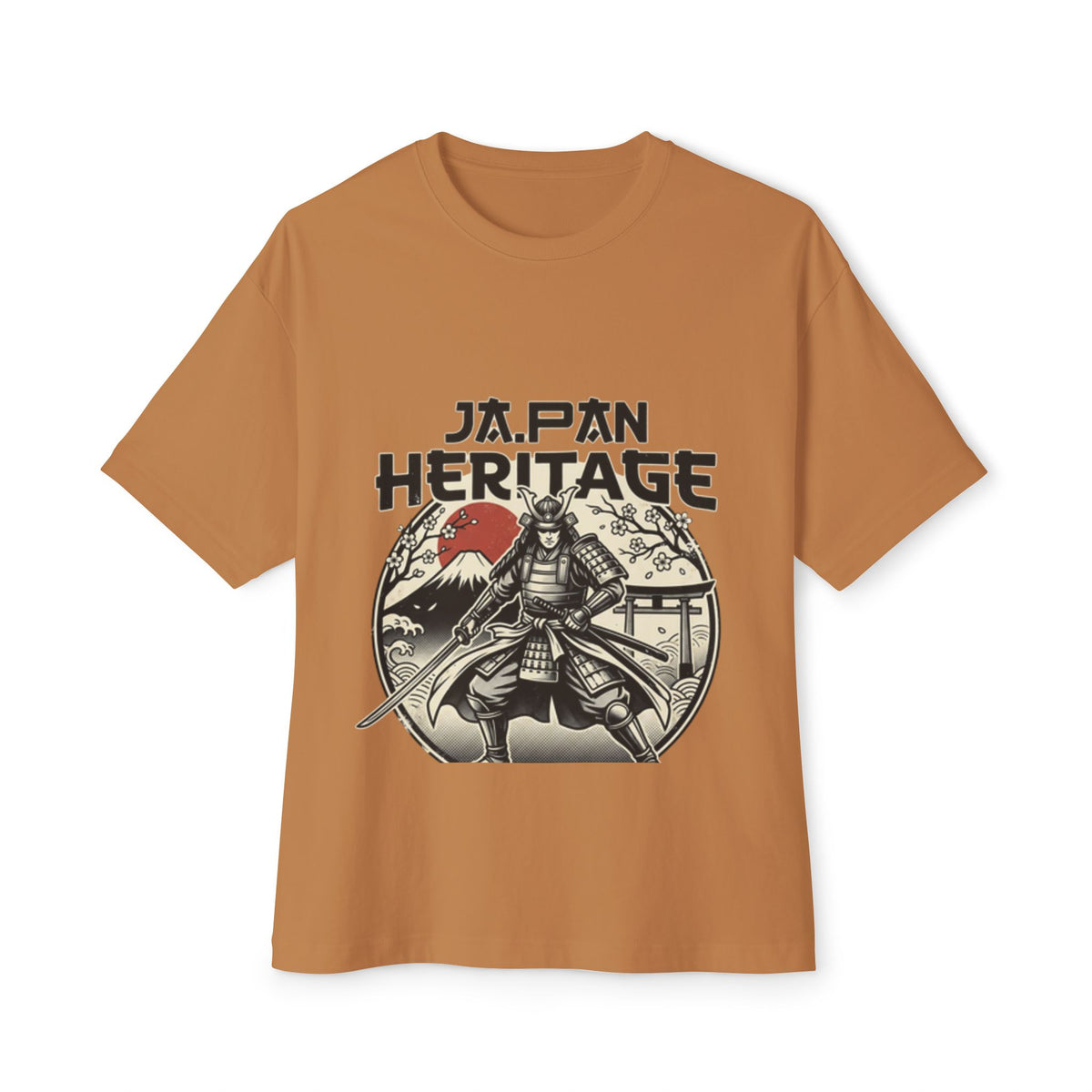Japan Heritage Samurai Tee — Vintage Mount Fuji & Rising Sun Graphic