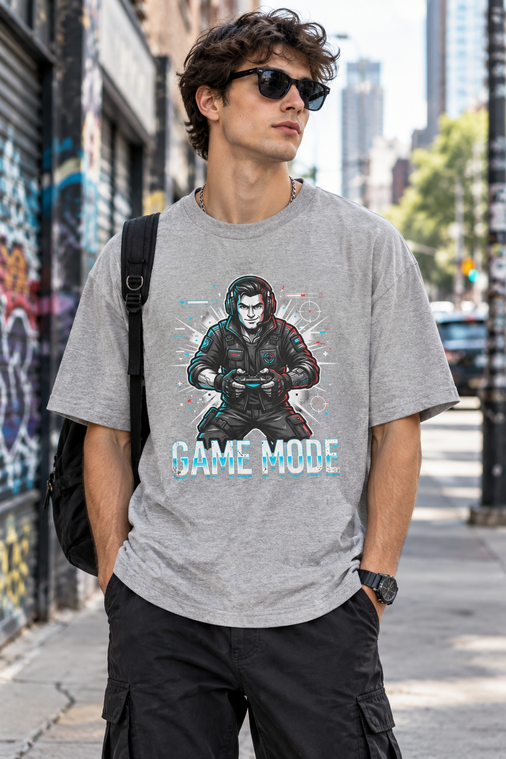 Game Mode Gamer Tee — Retro Controller Player Graphic T-Shirt