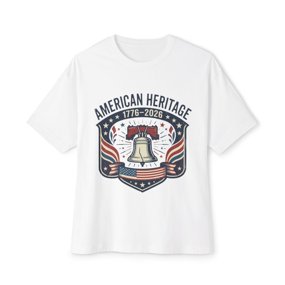 T-Shirt — "American Heritage 1776–2026" Liberty Bell Patriotic Tee
