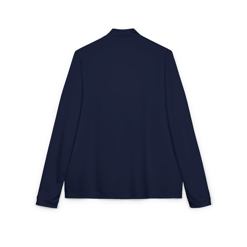 Embroidered Quarter-Zip Pullover — Small Chest Logo