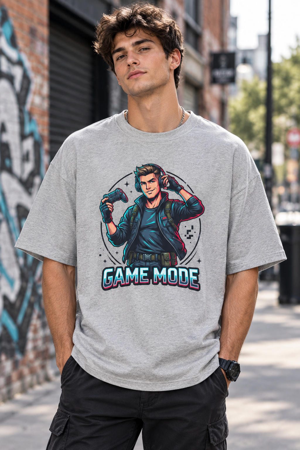 Game Mode Gamer Tee — Retro Controller Graphic T-Shirt