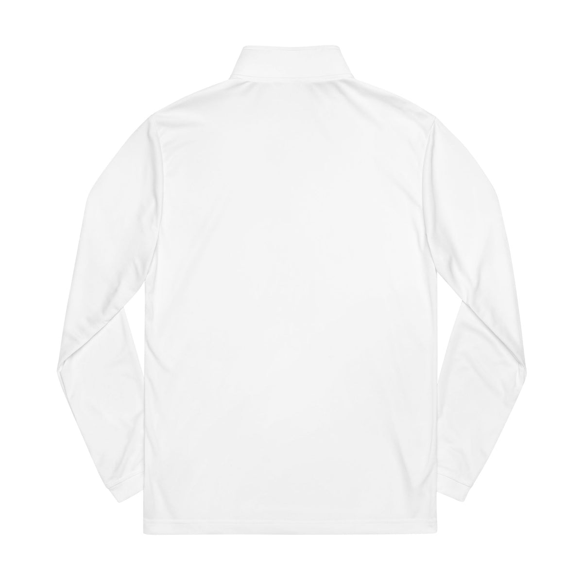 Embroidered Quarter-Zip Pullover — "Consistency Brings Changes"