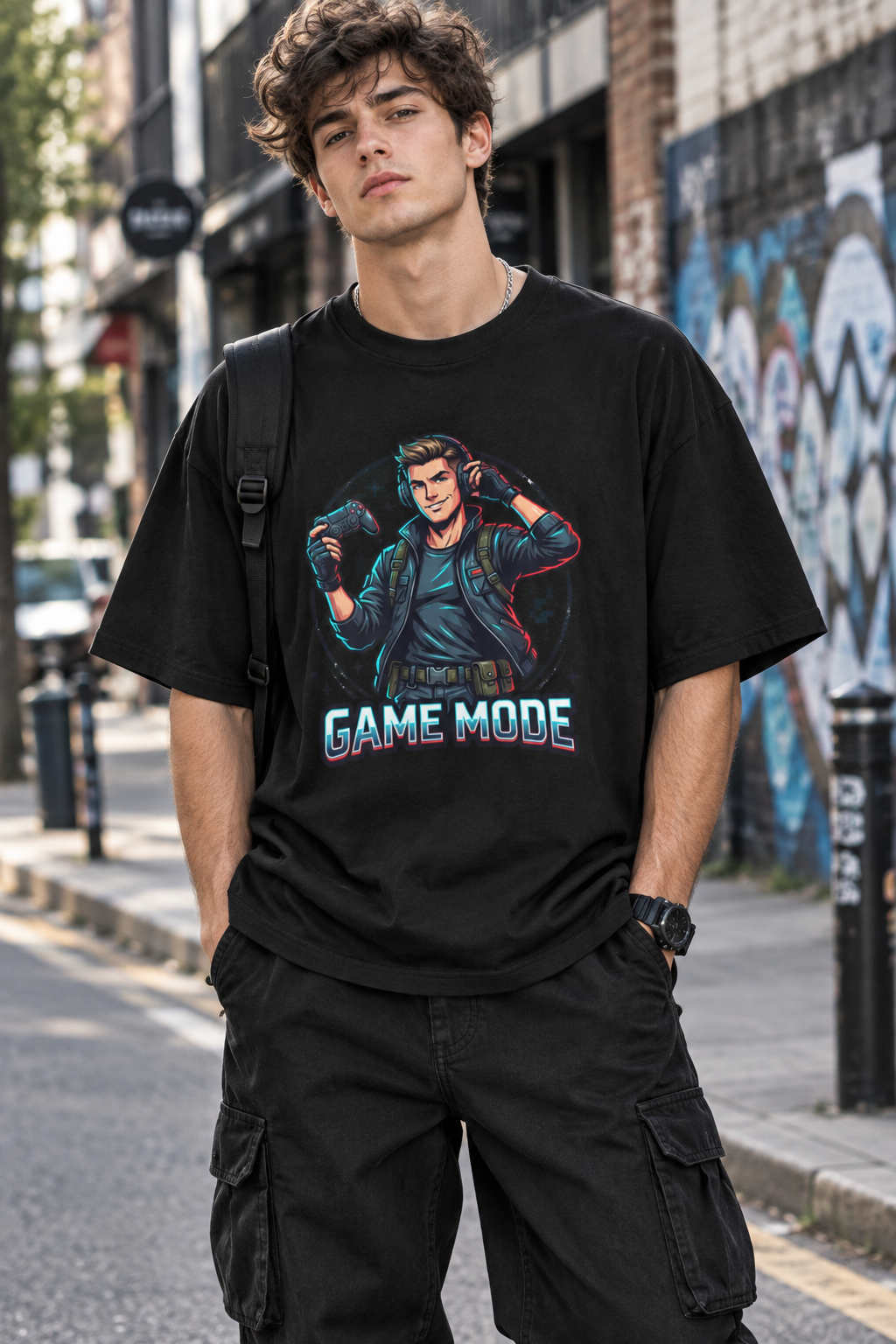 Game Mode Gamer Tee — Retro Controller Graphic T-Shirt