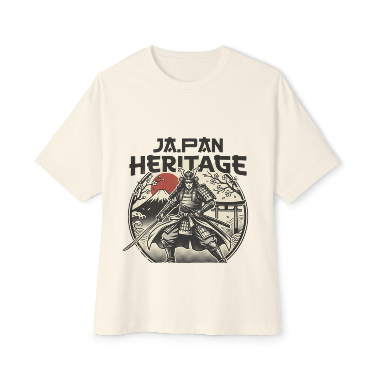 Japan Heritage Samurai Tee — Vintage Mount Fuji & Rising Sun Graphic