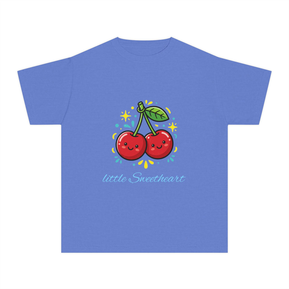 Kids Cherry Smile Tee — Cute Kawaii Fruit Graphic T-Shirt for Children