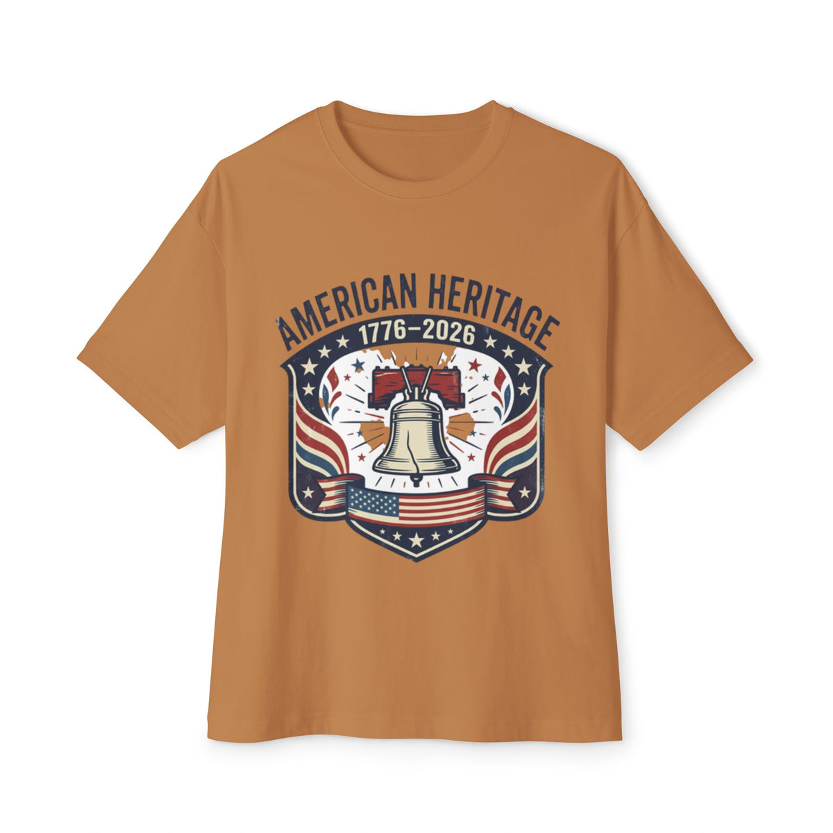 T-Shirt — "American Heritage 1776–2026" Liberty Bell Patriotic Tee