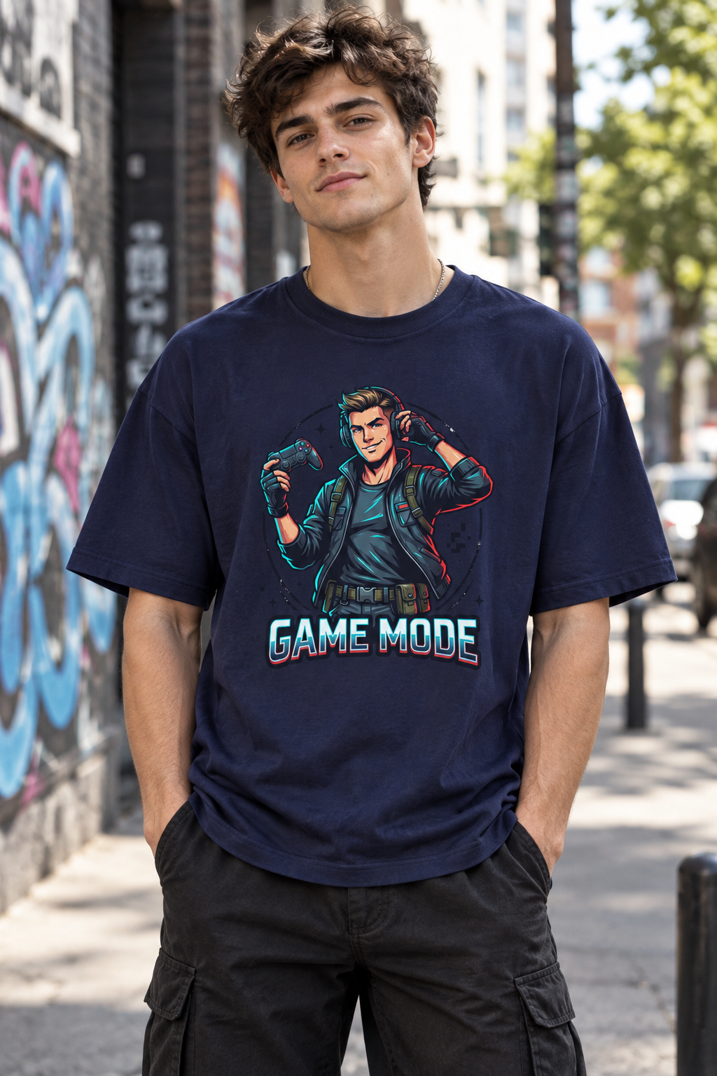Game Mode Gamer Tee — Retro Controller Graphic T-Shirt