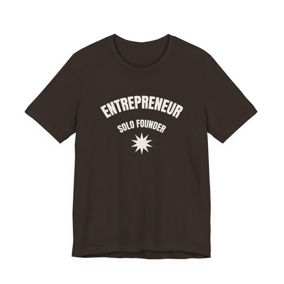 Entrepreneur Tee — "Entrepreneur: Solo Founder" Minimal Graphic T-Shirt