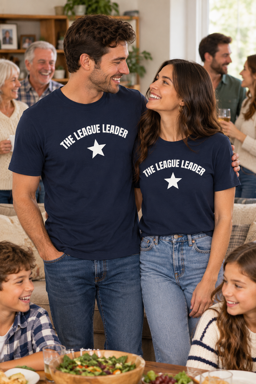 The League Leader Star T-Shirt — Funny Fantasy Football Champion Tee