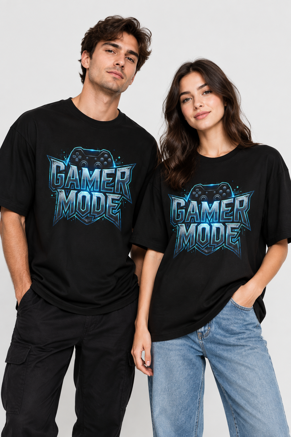 Gamer Mode Tee — Retro Controller Graphic Gaming Shirt