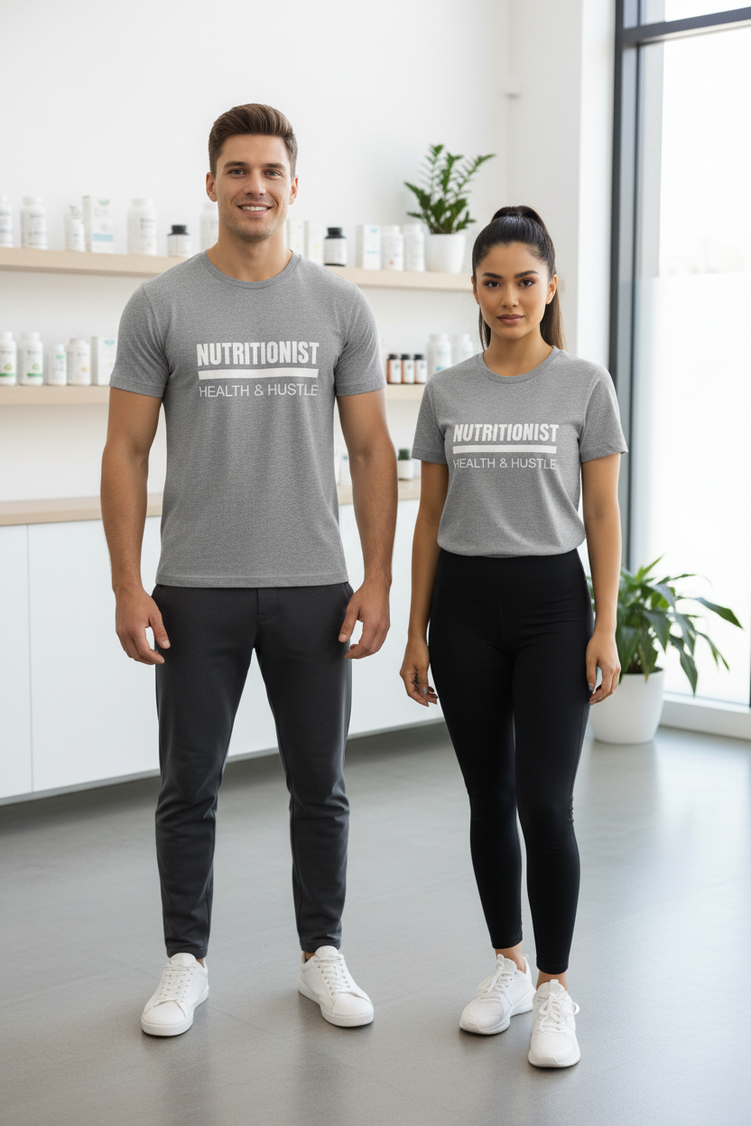Nutritionist Health & Hustle Tee