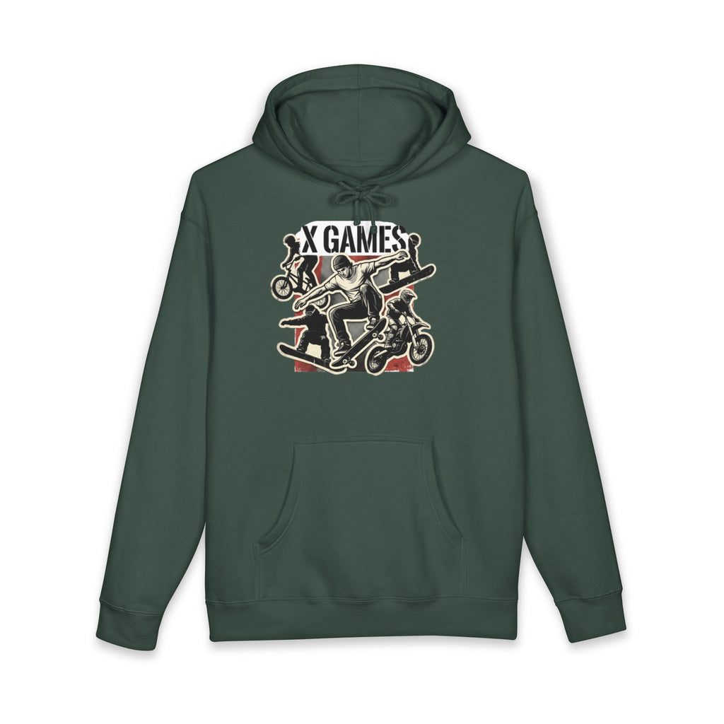 X Games Skate & BMX Hoodie — Retro Extreme Sports Pullover
