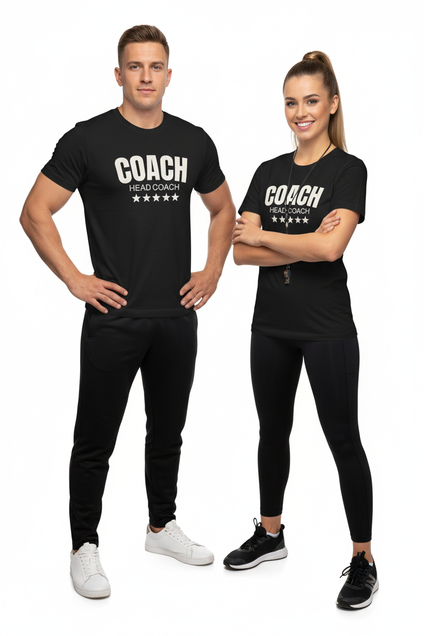 Coach T-Shirt – Athletic Coach Appreciation Tee with Stars
