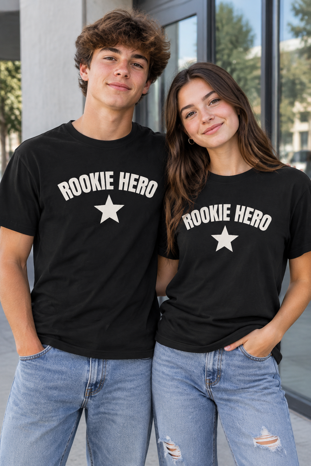 Rookie Hero Youth Tee — Kids Graphic T-Shirt with Star