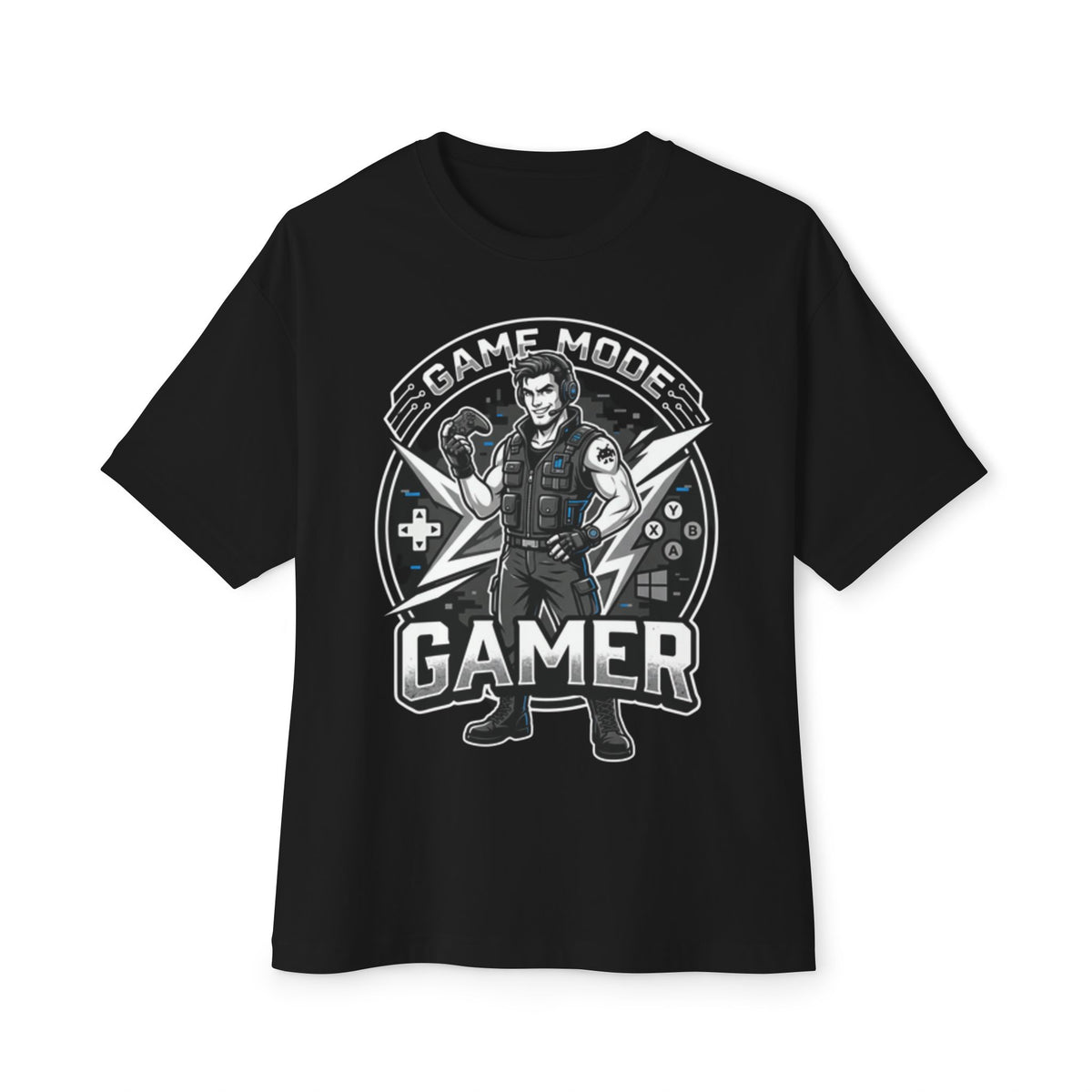 Game Mode Gamer T-Shirt — Retro Arcade Gamer Graphic Tee