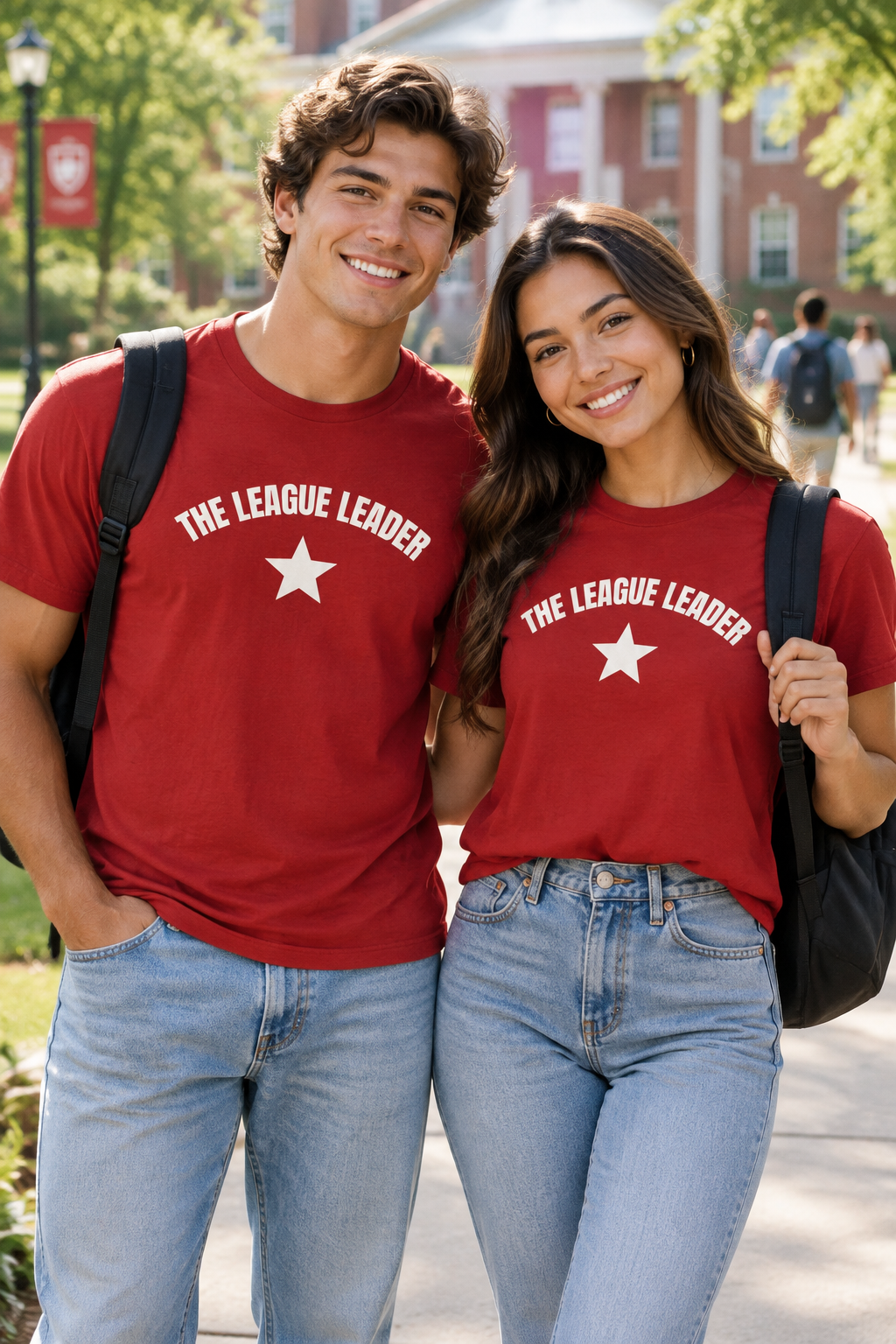 The League Leader Star T-Shirt — Funny Fantasy Football Champion Tee