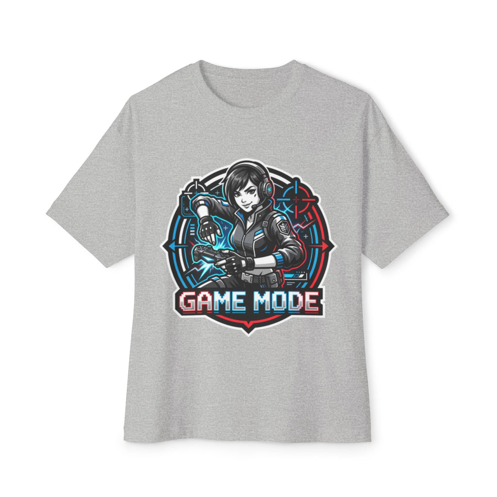 Game Mode Tee — Gamer Graphic Oversized T‑Shirt