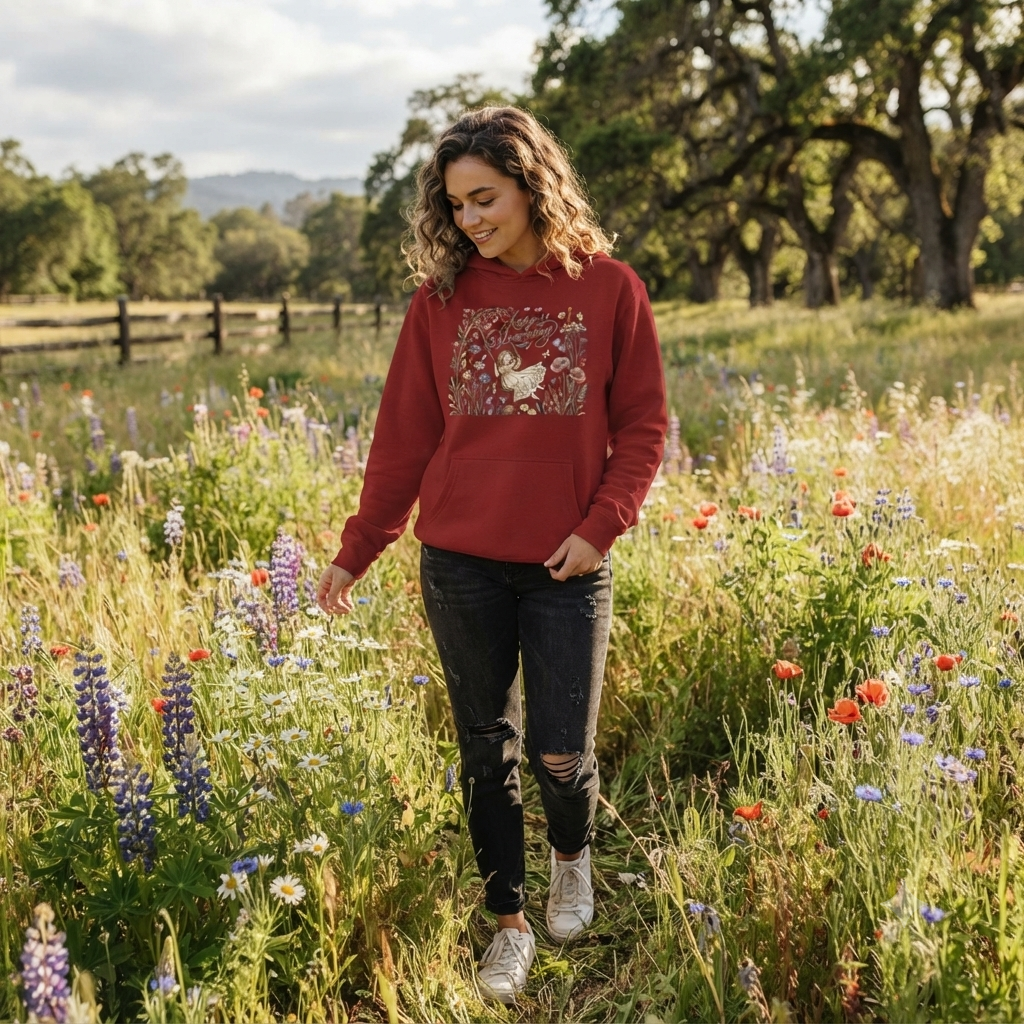 Keep Blooming Floral Youth Hoodie