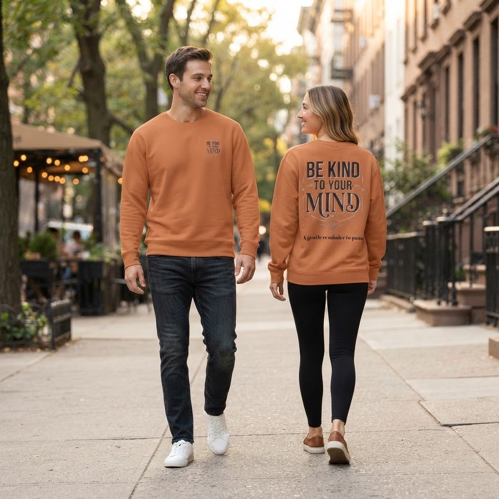 Be Kind To Your Mind Sweatshirt — Mental Health Awareness Crewneck