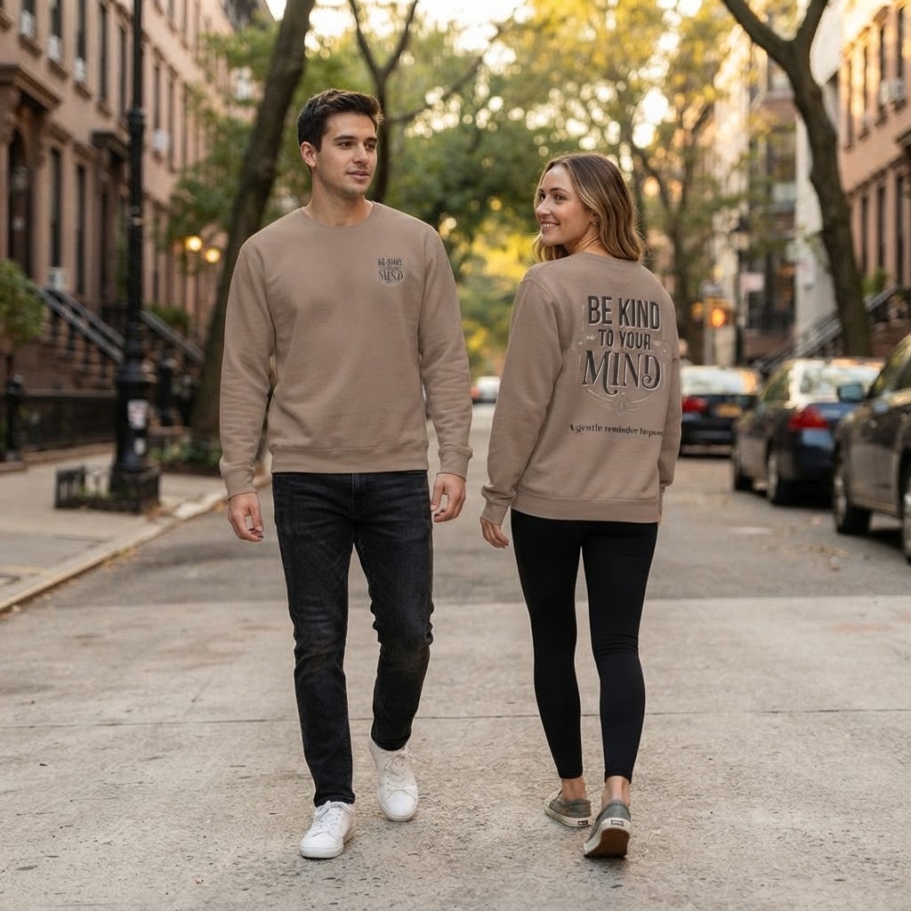 Be Kind To Your Mind Sweatshirt — Mental Health Awareness Crewneck