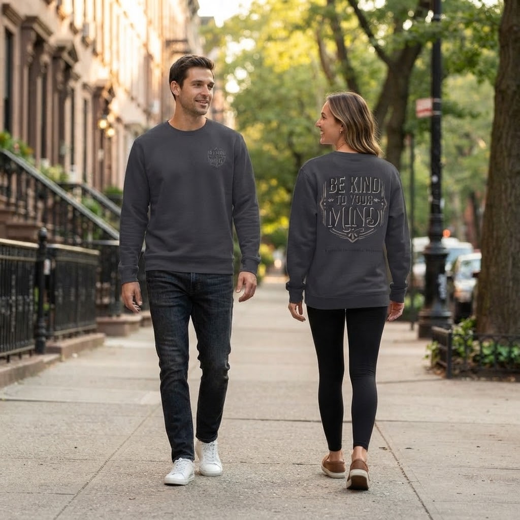 Be Kind To Your Mind Sweatshirt — Mental Health Awareness Crewneck