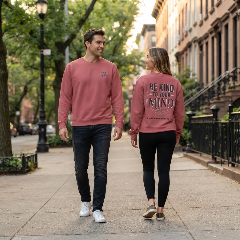 Be Kind To Your Mind Sweatshirt — Mental Health Awareness Crewneck