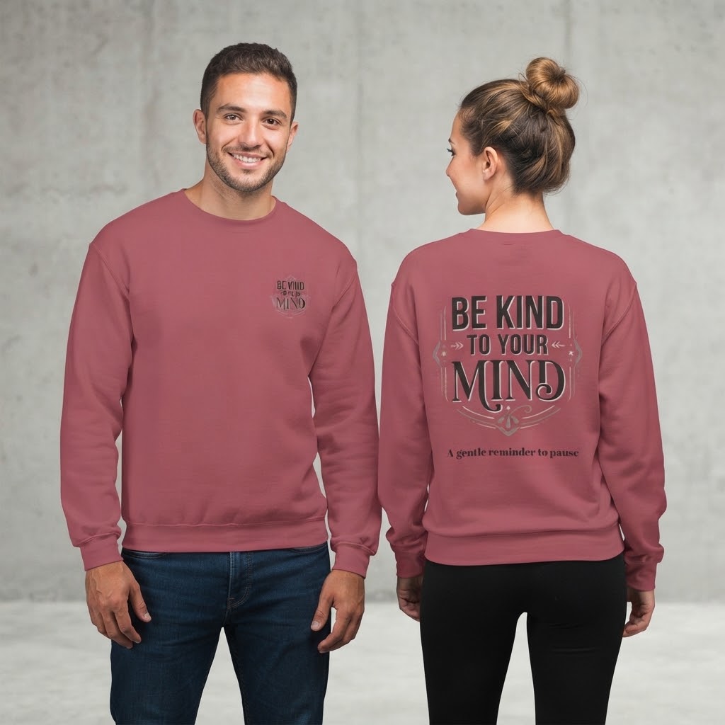 Be Kind To Your Mind Sweatshirt — Mental Health Awareness Crewneck