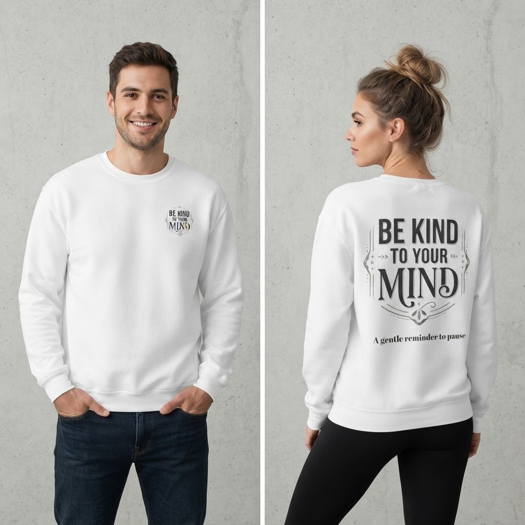 Be Kind To Your Mind Sweatshirt — Mental Health Awareness Crewneck