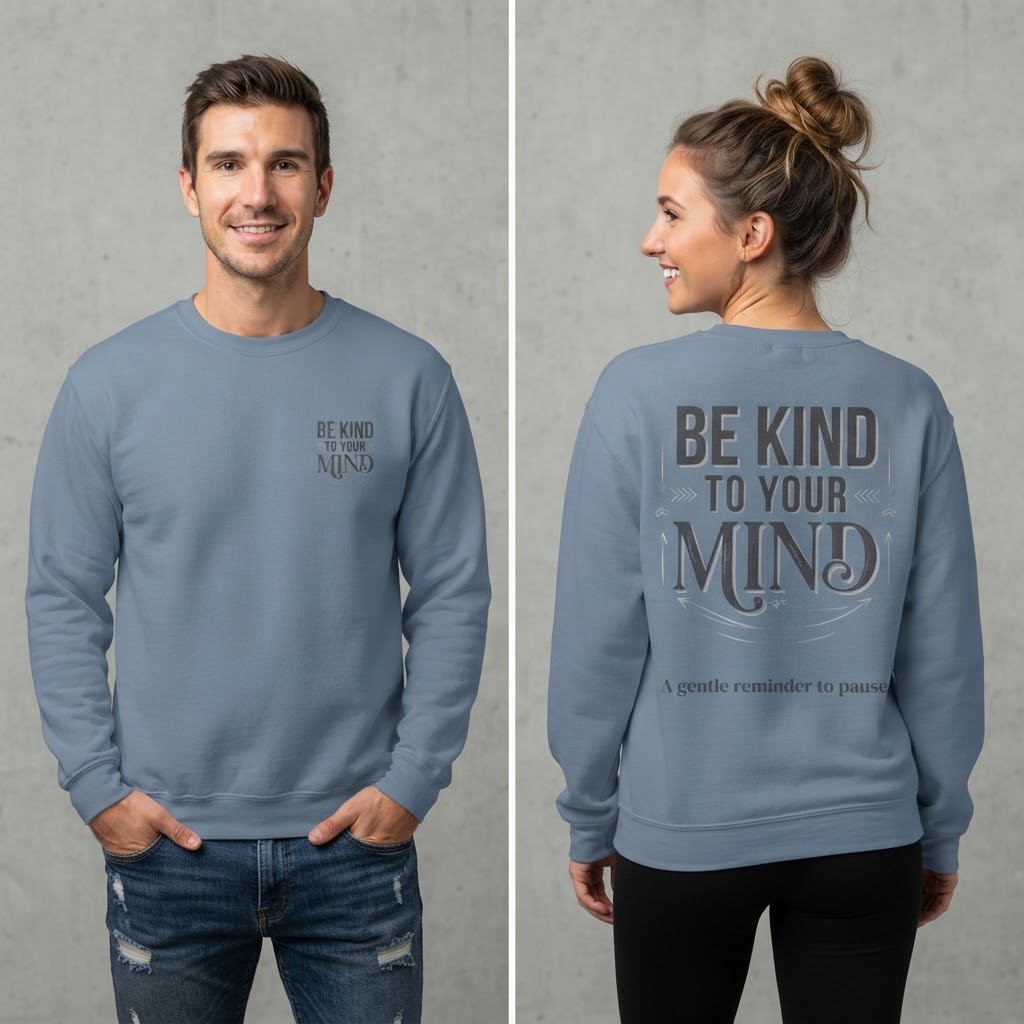 Be Kind To Your Mind Sweatshirt — Mental Health Awareness Crewneck
